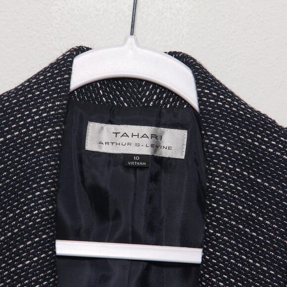 Tahari by Larry Levine Blazer Striped Size 10 - Picture 5 of 9